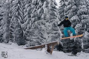 Spaß im Snowpark