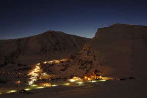 Flutlicht Rodelbahn am Falkert