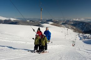 Familienglück am Schlepplift!
