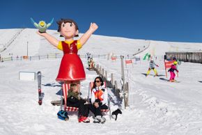 Heidis SchneeAlm mit Überdachten Zauberteppich