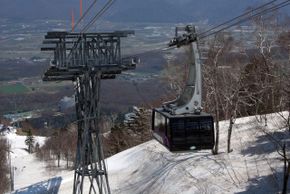 Furano ist eines der bekanntesten Skigebiete Japans.