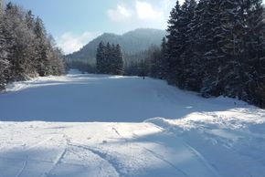 Piste vom Lift II zum Lift I