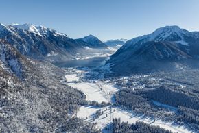 Pertisau am Achensee im Winterkleid