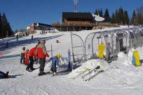 Bei Jagerspitz befindet sich die Kinder-Schiarena.