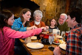Fondue-Liebhaber werden den Fondue Chessel nie wieder verlassen wollen.