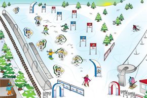 Zwei Zauberteppiche gibt es im Kinderland Grafenast.