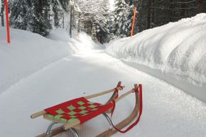 Die Schlittelbahn Kerenzerberg gehört zu den längsten der Ostschweiz.