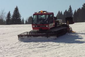 Pistenpräparierung am Skilift Mühlleiten