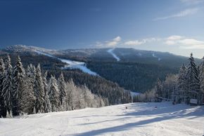 Auch fortgeschrittene Skifahrer kommen in Hochficht auf ihre Kosten.