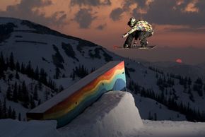 Tolle Jumps kann man im Funpark, der sich am am Almlift befindet, beobachten.