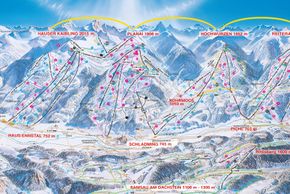 Detaillierte Infos zum Skiurlaub im Skigebiet Hauser Kaibling (4-Berge-Skischaukel)
