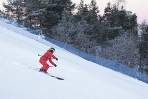 Das Skigebiet liegt auf einer Höhe von 10 bis 95 Meter.