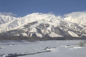 Hakuba Happo-One auf der Insel Honshu ist eines der größten und bekanntesten Skigebiete Japans.
