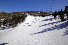 Blick vom Canyon Express auf die mittelschwere High Five Abfahrt!
