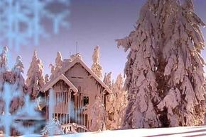 Die Winterlandschaft in Hinterschmiding