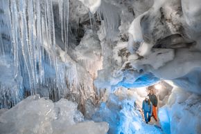 Spektakulär: Der Natur Eis Palast