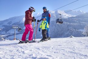 Familienskifahren am Heuberg