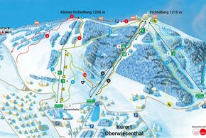 Pistenplan Fichtelberg Oberwiesenthal