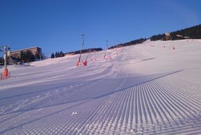 So müssen Pisten morgens aussehen.