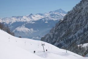 Blick auf das Wallis. Eines der schönsten Täler der Alpen.