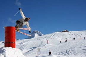 Der Snowpark GB ist fast 5 Hektar groß.