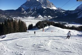 Hier kann man gemütlich bis ins Tal carven.