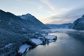 Maurach am Achensee im Winter