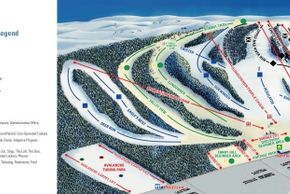 Pistenplan Mad River Mountain