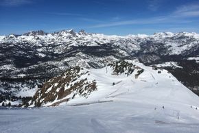 Blick von Chair 23 auf die Felsen von The Minarets.