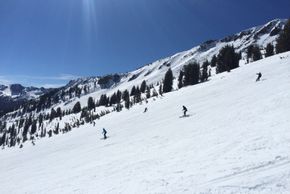 Wunderschöne Carving-Piste: Die blau markierte 