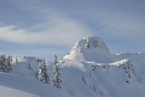 Mt Baker ist ein wahres Winterwunderland.