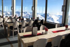 Das Drehrestaurant von innen