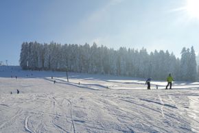 Der Luggi Leitner- Lift liegt auf dem Pfänderrücken zwischen den Gemeinden Scheidegg und Möggers