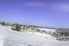 Panorama Skihang Skilift Stützengrün