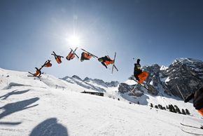 Auch Freeskier und -snowboarder kommen in Schlick auf ihre Kosten.