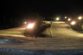 Abfahrt 1 u 2 bei Nacht!