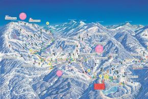 Pistenplan von Shigakogen Mountain Resort