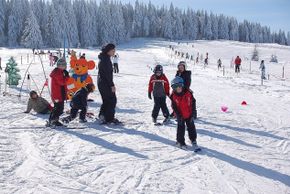 Skikurs am Skilift Siegmundsburg