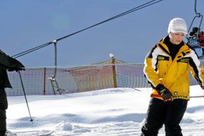 Die Familienabfahrt (2) sollten sich Besucher des Skigebietes nicht entgehen lassen