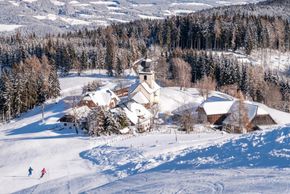 Kulinarik direkt an der Piste: Gasthaus Winter in Hoch St. Paul.