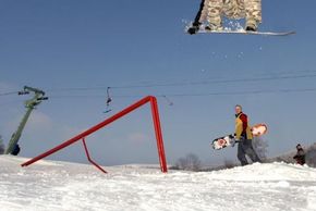Auch Snowboarder haben hier Spaß!