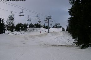 Die Bergstation des 4er-Sesselliftes!