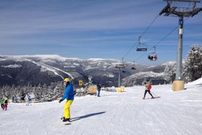 Knapp 25 Kilometer stehen zum Skifahren und Snowboarden zur Verfügung.
