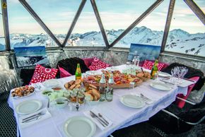 Gourmetfrühstück mit Gipfelblick