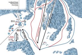 Pistenplan St. Jakob im Walde
