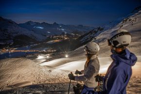Corvatsch Snow Night