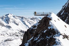 Die Aussichtsplattform Top of Tyrol befindet sich auf einer Höhe von 3.210m.