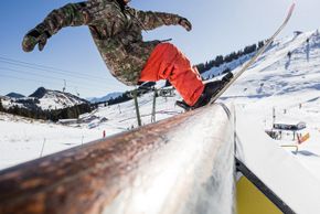 Snowpark in der Actionwelt Sudelfeld