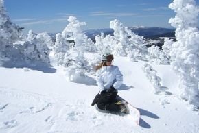 Sugarloaf bietet viel Abwechslung für Skifahrer und Snowboarder.