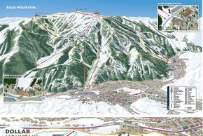 Pistenplan Sun Valley